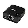 Miniatyrbillede 3 af 4: STARTECH 10/100 Mb/s Network LPR Print Server med USB 2.0-port - 1 x USB - 1 x Netværk (RJ-45)