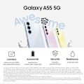 Miniatyrbillede 4 af 6: Samsung Galaxy A55 Smartphone 128 GB 5G Lime Kalk