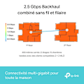 Miniatyrbillede 6 af 6: WiFi 7 Mesh System BE9300 - TP-Link - Deco BE65 (2-Pack) - 11000 Mbit/s - Tri-Band - WPA3