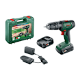 Miniatyrbillede 1 af 4: Bosch Boremaskine Skruemaskine Universal Slagmaksine 18V + x2 Batterier 2,0 Ah og Oplader