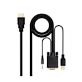 Pikkukuva 1 / 3: Nanocable HDMI-vastaanotin VGA-Jack-UBS, 1,8 m