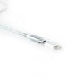 Pikkukuva 3 / 3: Nanocable 10.10.4100. Liitin 1: Lightning, Liitin 2: Micro USB. Tuotteen väri: ValkoinenYhteensopivuusLiitin