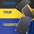 Pikkukuva 6 / 6: Ulko HDD - Silicon Power - Armor A66 - 2To - Keltainen - Iskunkestävä ja vedenkestävä