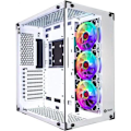 Pikkukuva 1 / 6: Tietokonekotelo - Talius - Cronos RGB ATX - Valkoinen - RGB-valaistus - Yhteensopiva ATX/Micro-ATX/Mini-ITX