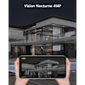 Miniatyrbillede 3 af 4: Imou Outdoor WiFi-overvågningskamera, 4MP WiFi 2,4 GHz Vandtæt med 30m Night Vision, AI Motion Detection