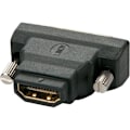 Miniatyrbillede 2 af 2: Videoadapter - LINDY - DVI-D han / HDMI A hun - Guld stik - Digitalt signal - Sort