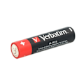 Miniatyrbillede 3 af 3: Verbatim AAA alkaliske batterier, alkaliske, cylindriske, 1,5 V, 10 stk., AAA, sorte, røde
