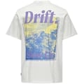 Pikkukuva 2 / 2: T-paita - ONLY & SONS - Onskye Reg Photo SS Tee - Puuvilla - Lyhyet hihat - Pyöristetty kaulus Cloud Dancer/Print: Drift M