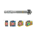 Miniatyrbillede 2 af 2: Apolo mea - 912130BAP - Esparrago BA plus 12 metalanker - 130/30, zinkbelagt, Option 7 godkendt, 20 enheder