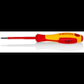 Miniatyrbillede 2 af 2: Flad skruetrækker - KNIPEX - 98 20 25 - Flad spids - Standard - Elektrisk beskyttelse