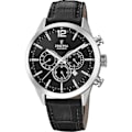 Miniatyrbillede 3 af 3: Ur - Festina - F20542-5 - Sort Læder - Vandmodstand 5 ATM - Analog Quartz Sølv, sort