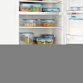 Miniatyrbillede 2 af 2: Hermetisk beholder - SUPER LOCK - Rektangulær 680 ml - 100% tætsluttende - BPA-fri - Lækagesikker Transparent