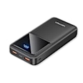Miniatyrbillede 2 af 6: USB-C powerbank, 2xUSB, Micro-USB, LED-skærm, PD22.5W, 20000mAh - Vention (FHLB0) - Sort