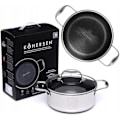 Miniatyrbillede 1 af 2: Casserole - KOHERSEN - Model 71103 - Diamantbelægning - Bikube-struktur - 28 cm Svart