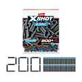 Miniatyrbillede 1 af 4: Opladning af pile - ZURU - X-SHOT Excel Pack 200 - Luftlommeteknologi - Universel kompatibilitet - Praktisk pakke Flerfärgad