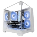 Miniatyrbillede 2 af 4: Gaming kabinet - Mars Gaming - MC-VISIONM - MicroATX - 240mm vandkøling - Triple hærdet glas
