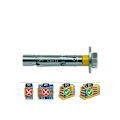 Miniatyrbild 2 av 2: Skruv Dnbolt Dt10-L (M10X80) Zink Flat. Box 100 enheter. Celo - GENERISK