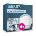 Miniatyrbillede 1 af 4: Vandfilter - BRITA - MAXTRA Pro - 4 Enheder - Hvid Plast - Til varme og kolde drikke hvid