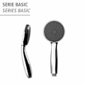 Miniatyrbillede 2 af 4: WENKO Bruserhoved Basic, nem rengøring af kalk, Plast, ø10 cm, grå