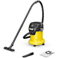 Miniatyrbild 1 av 2: Dammsugare för flytande fasta ämnen - KARCHER - KWD3 - 1000W - Påslös behållare