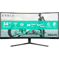 Miniatyrbillede 1 af 6: PC-skærm - PHILIPS - Evnia 34M2C3500L - 34" WQHD - Buet panel - 180Hz - 0,5ms - HDR - HDMI/DP - Sort