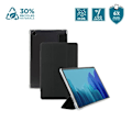 Miniatyrbillede 2 af 6: Beskyttelsesskal til Samsung Galaxy Tab A9+ 11'' - Stødabsorberende Transparent/Sort Etui med Stylusbærer - MOBILIS Klar/svart