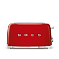 Miniatyrbillede 1 af 5: SMEG Toaster 4 skiver årgang '50 rød