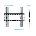 Miniatyrbillede 2 af 4: TooQ LP1070F-B TV stativ