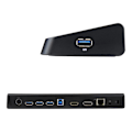 Pikkukuva 2 / 5: USB 3.0 - STARTECH.COM - DisplayPort 4K - 2 HDMI/DP-videolähtöä - GbE-portti - Musta