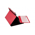 Miniatyrbillede 2 af 3: SilverHT 19145, Foldbar kuffert, Universal, 25,6 cm (10,1"), Bluetooth, Tastatur, Rød, Hvid
