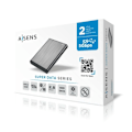Pikkukuva 4 / 4: Kotelo - asema PC-komponentille Aisens - ASE-2525GR - Ulkoinen kiintolevykotelo 2,5" SATA A USB 2.0/USB 3.0/USB3.1 GEN1, harmaa