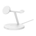 Miniatyrbillede 1 af 4: 3-i-1 Opladningsstation - Belkin - BoostCharge - Qi2 - MagSafe - Hvid Vit