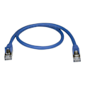 Miniatyrbillede 3 af 4: Afskærmet Cat6a STP netværkskabel uden krog - STARTECH - 50 cm Blå - PoE kompatibel