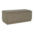 Miniatyrbillede 1 af 5: Bænksæde af polyester og MDF træ DKD Home Decor kastanj