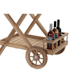 Miniatyrbild 3 av 4: Trädgårdsvagn i teak 0,000000 Trä