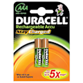 Pikkukuva 1 / 4: Duracell RCR AAA X2 900 MAH ladattava akku