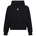 Miniatyrbillede 1 af 3: Icon Play hættetrøje til piger - NIKE - Sort - Lange ærmer - Hættekrave Svart S