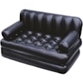 Miniatyrbillede 1 af 4: TD® oppustelig sovesofa 152 x 64 x 18,8 cm Sammenfoldelig udendørs oppustelig sofa Svart