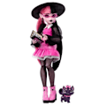 Pikkukuva 1 / 6: Monster High-Draculaura-nukke lemmikineen ja tarvikkeineen HRP64 Flerfärgad