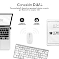 Miniatyrbillede 3 af 4: Teclado y Ratón Inalámbrico Subblim OCO010 Combo Multidispositivo Compacto/ Plata Argent
