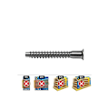 Miniatyrbillede 2 af 2: Unbraconsamlingsskrue Din / Ref Ene 5 X 50 Forzinket - GENERISK