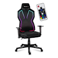 Miniatyrbillede 1 af 4: Gaming stol - Huzaro - Combat 6.2 - Sort RGB - LED-belysning - 3D armstøtter - Kippelig RGB LED-belysning