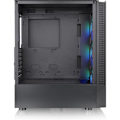 Miniatyrbillede 2 af 6: Mid Tower PC-taske uden strømforsyning - THERMALTAKE View 200 TG ARGB (Sort) - ATX/Micro ATX - 3x120mm A-RGB - USB 3.0/2.0 - Hærdet glas