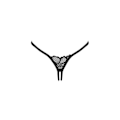 Miniatyrbillede 4 af 4: Obsessiv - Serafia String uden entrejambe - Sort XS/S Svart M/L