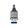 Miniatyrbillede 1 af 3: USB-hub - STARTECH.COM - 5G3AGBB-USB-A-HUB - 3 porte USB-A - Gigabit Ethernet - 5 Gbps