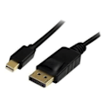 Pikkukuva 1 / 6: 2 m: n Mini DisplayPort – DisplayPort 1.2 -kaapeli - Mini DP – DP 4K -kaapeli - M / M - MDP2DPMM2M