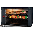 Miniatyrbillede 5 af 6: Fritøs med varm luft uden olie 11L digital 9 programmer kyllingespyd Clatronic FR 3747 1500W Sort 39377