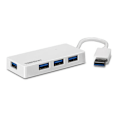 Miniatyrbild 1 av 4: 4-portars USB 3.0 Hub - TRENDNET TU3-H4E - USB-driven