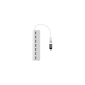 Pikkukuva 1 / 6: Tnb HUB USB 7 PORTTIA USB-A 2.0 ALUMIINIA