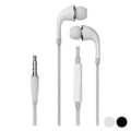 Miniatyrbillede 1 af 2: In-ear headset - Not specified - 3.5 mm - Wired - With microphone - Black/White Svart